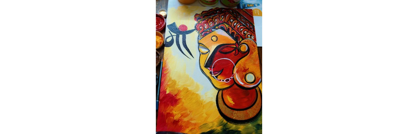 Canvas Painting- Maa